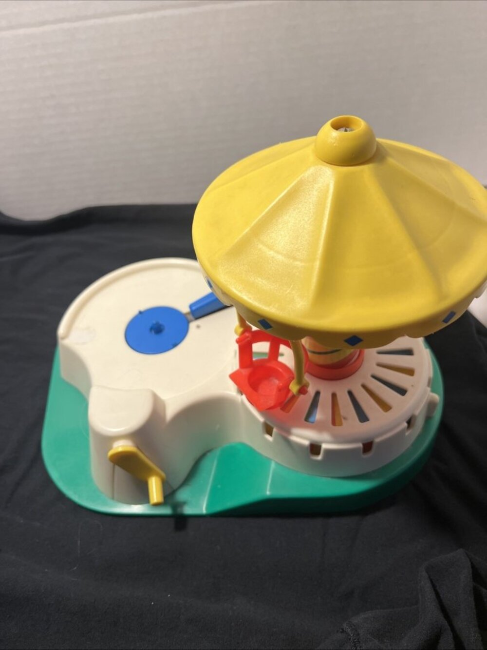 Vintage 1980 Fisher Price Little People Merry Go Round Change A Tune Player